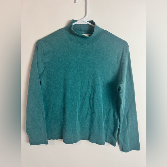 Vintage Pendleton Women’s Mock Neck Long Sleeve Shirt‎ Green Size Medium - Picture 1 of 8